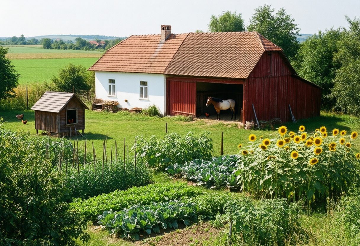 A farm áttekintő képe